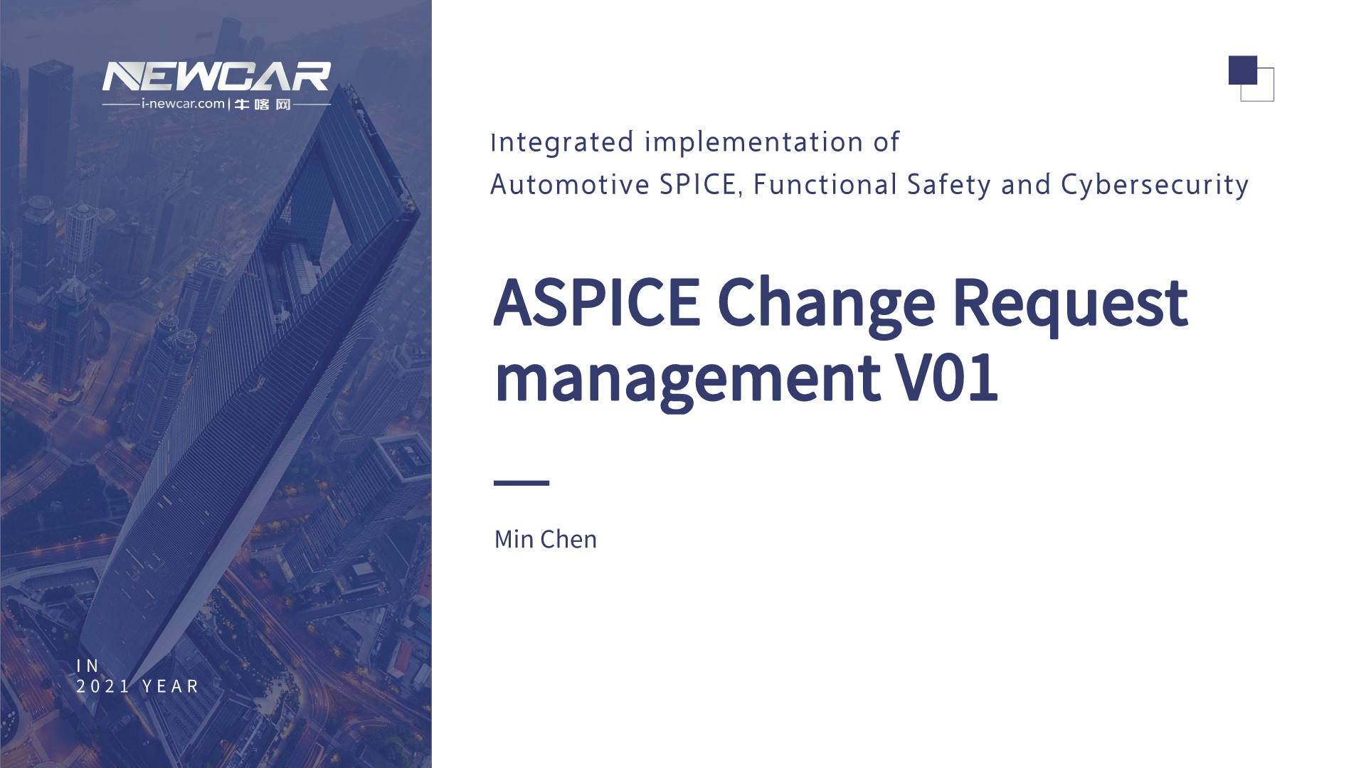 ASPICE Change Request management V01