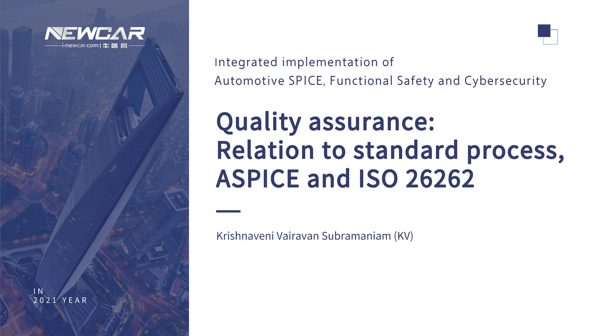 QUALITY ASSURANCE RELATION TO STANDARD PROCESS, ASPICE AND ISO 26262